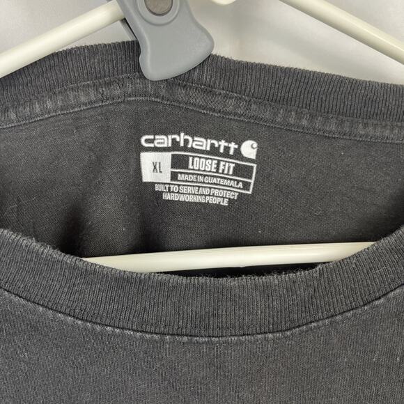 Carhartt T Shirt Men XL Loose Fit Long Sleeve - Picture 3 of 4